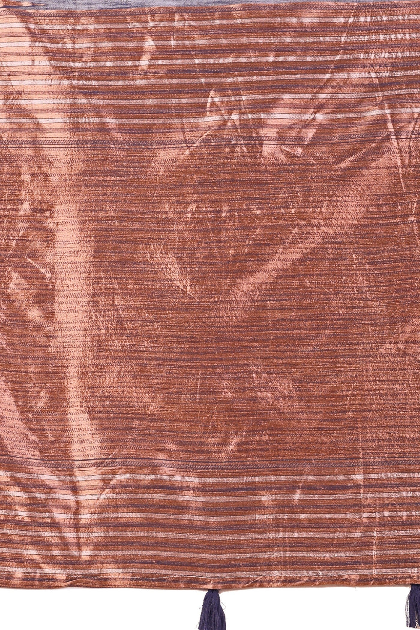 Indigo Blue Linen Cotton Saree