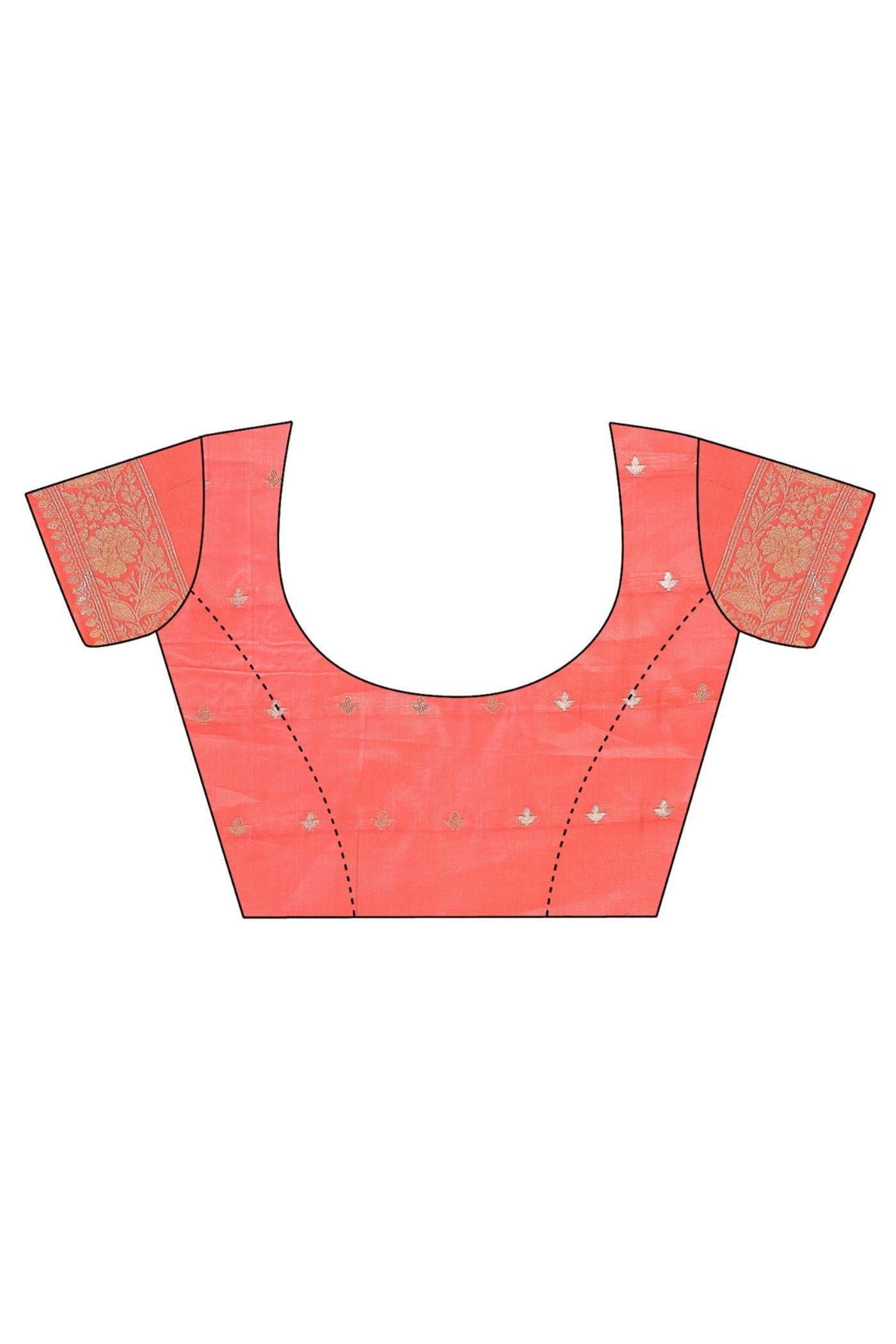 Lace White and Red Linen Cotton Saree