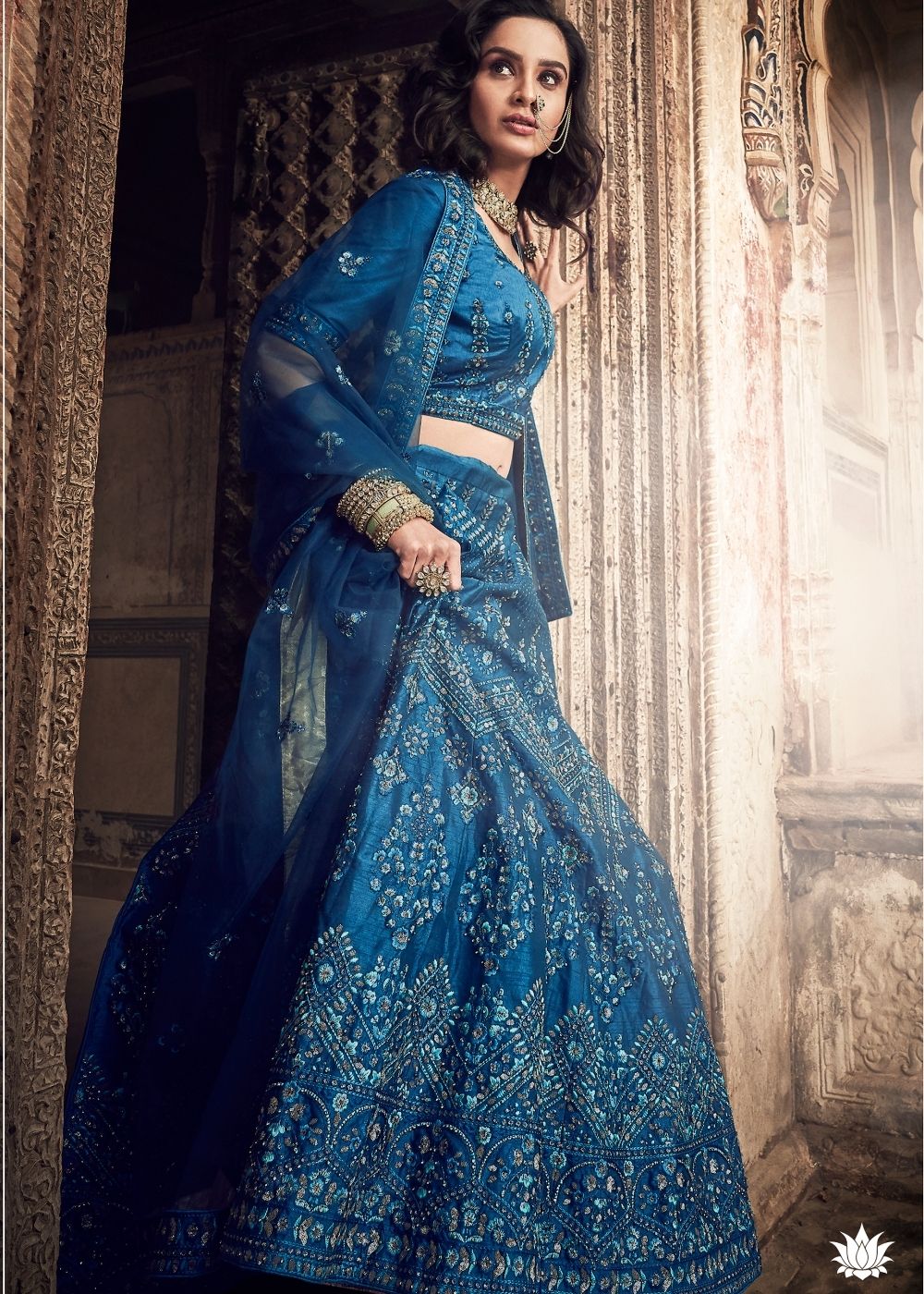 Blumine Art Silk Lehenga Choli