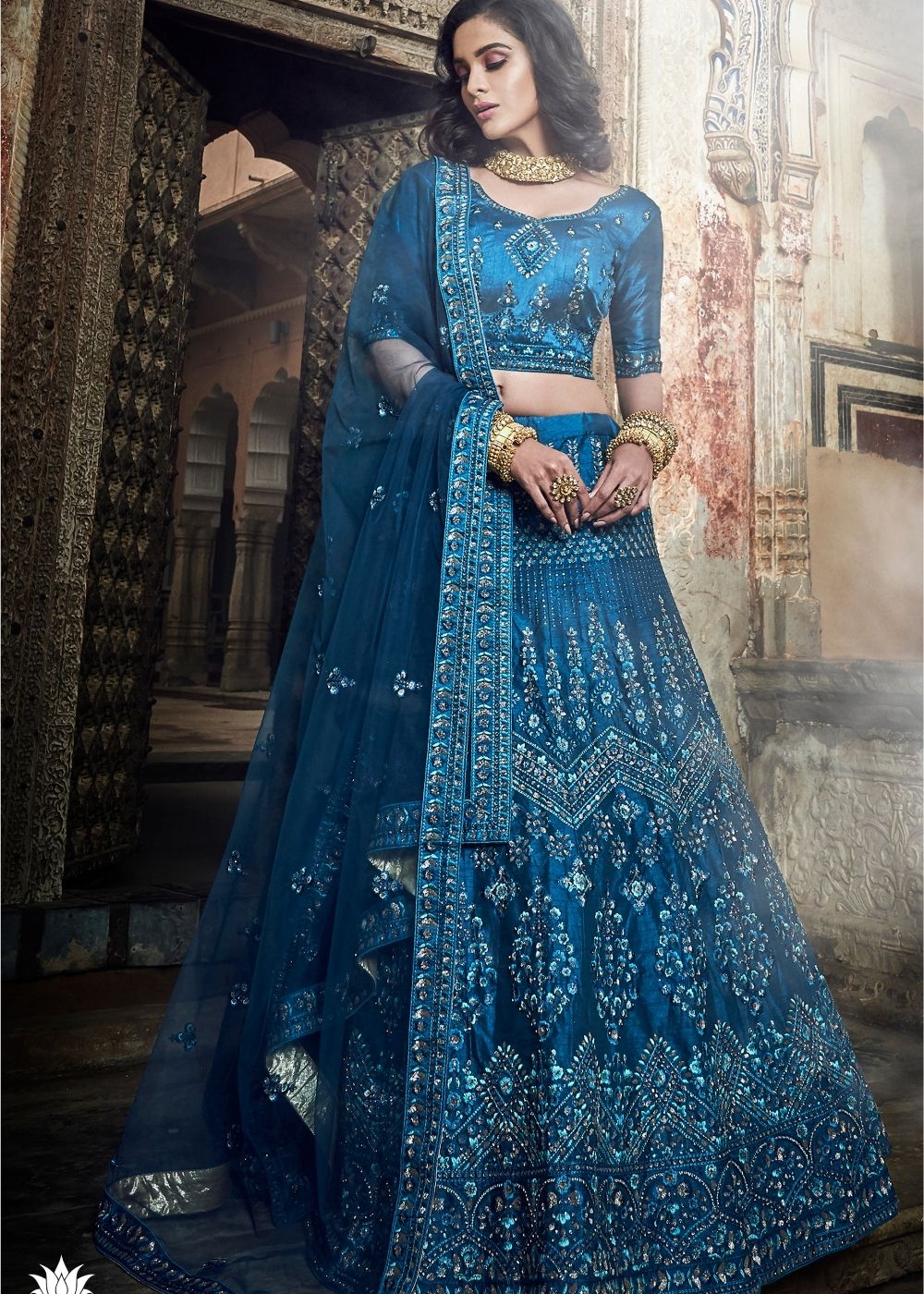 Blumine Art Silk Lehenga Choli