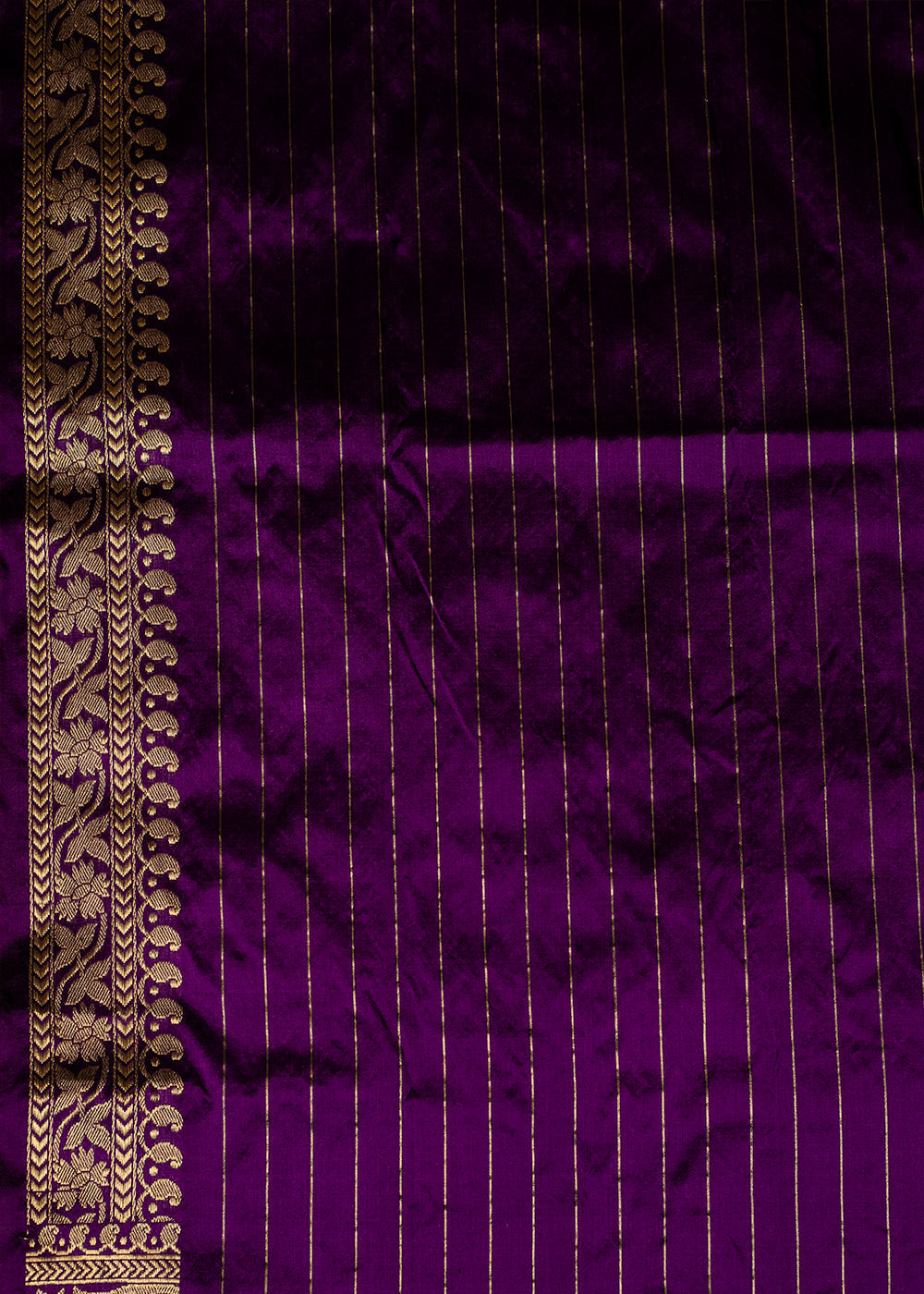 Seance Purple Hand Woven Katan Pure Silk Saree