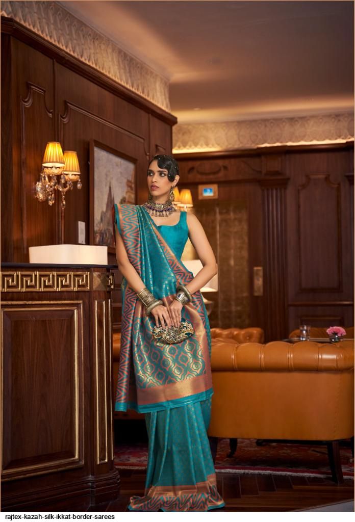 Spectra Green Woven Banarasi Silk saree