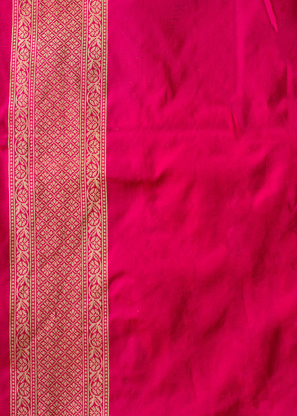 Radical Red  Hand Woven Katan Pure Silk Saree