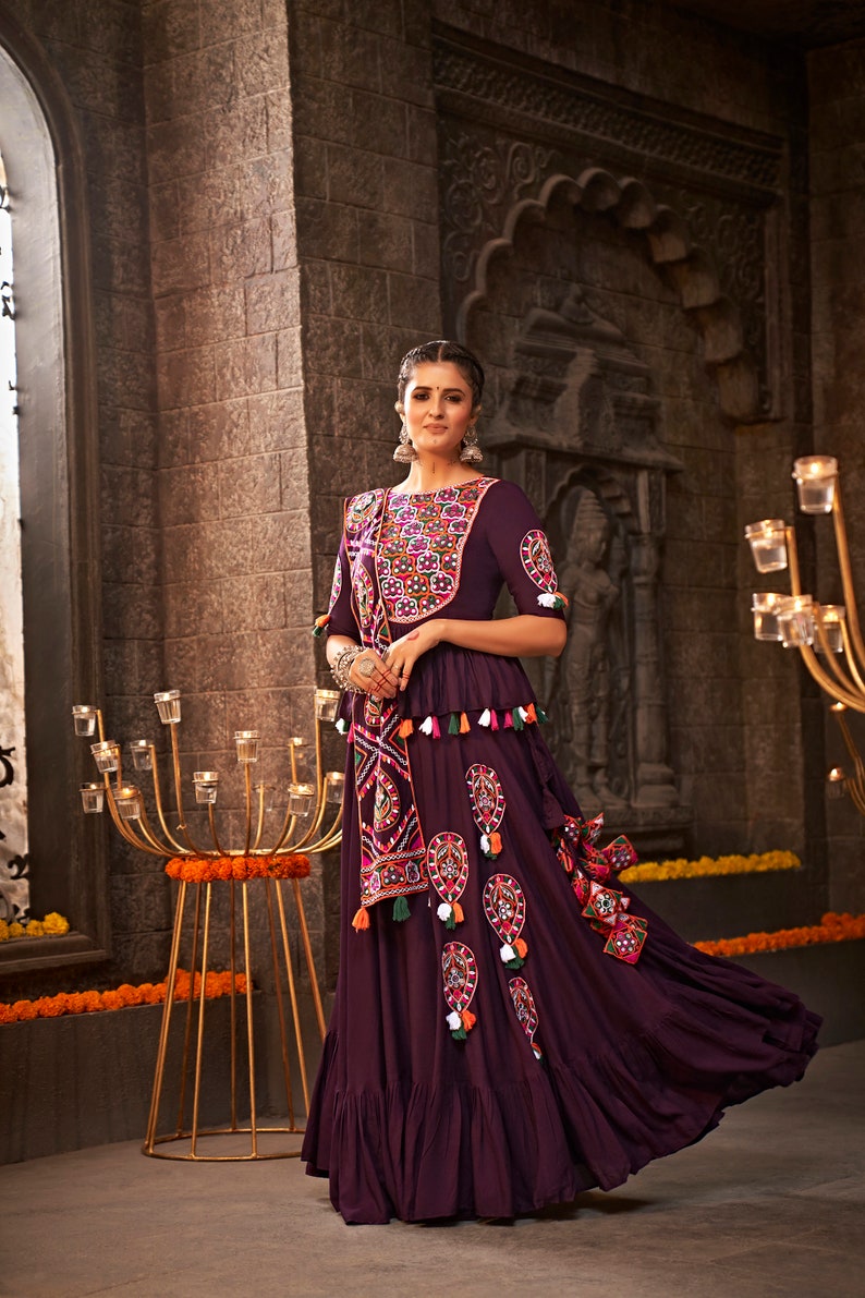 Livid Purple Lehenga Choli