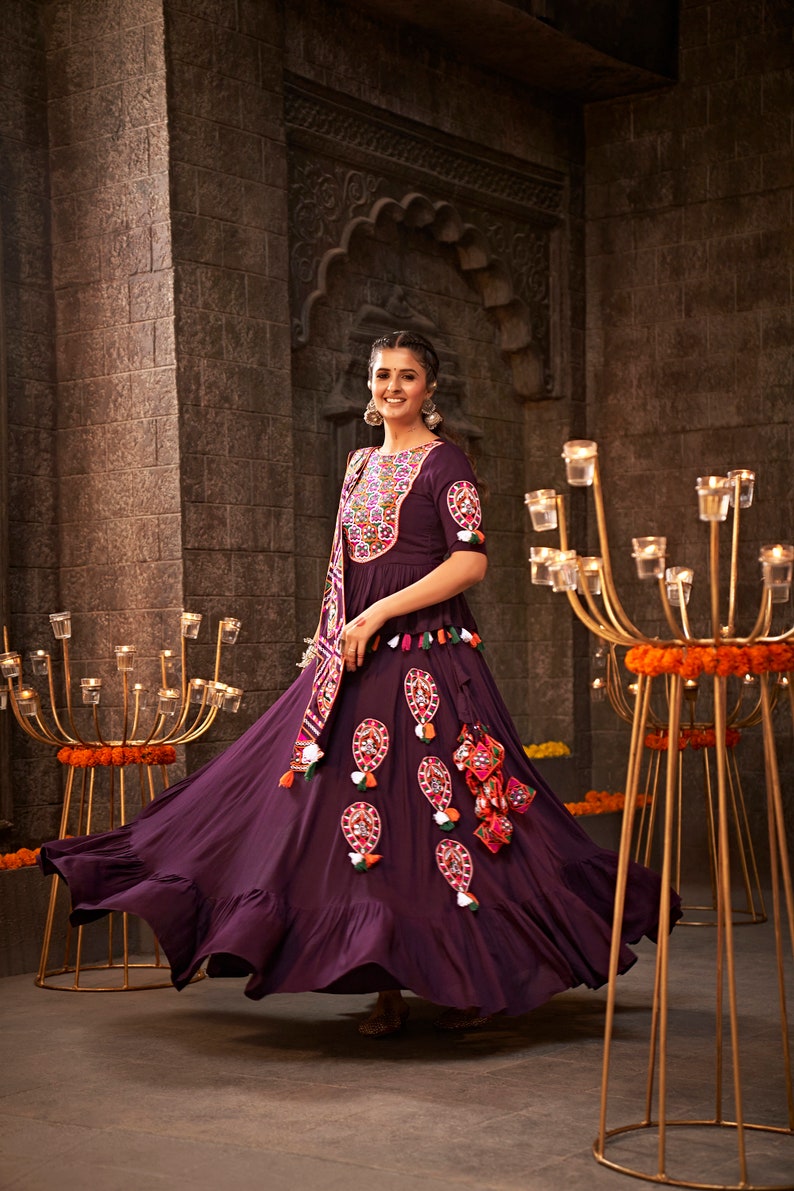 Livid Purple Lehenga Choli