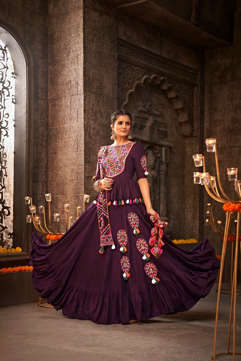 Livid Purple Lehenga Choli