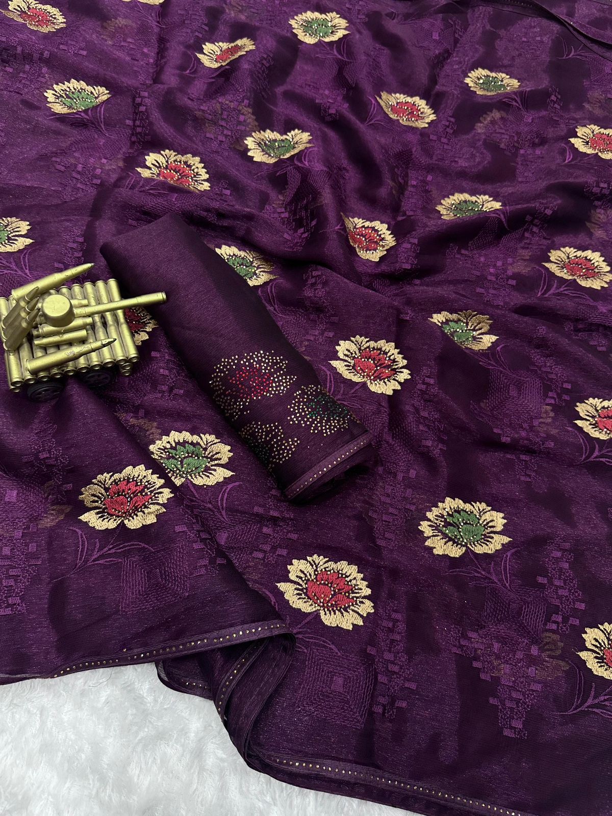 Premium Zareen Sitara Chiffon Saree