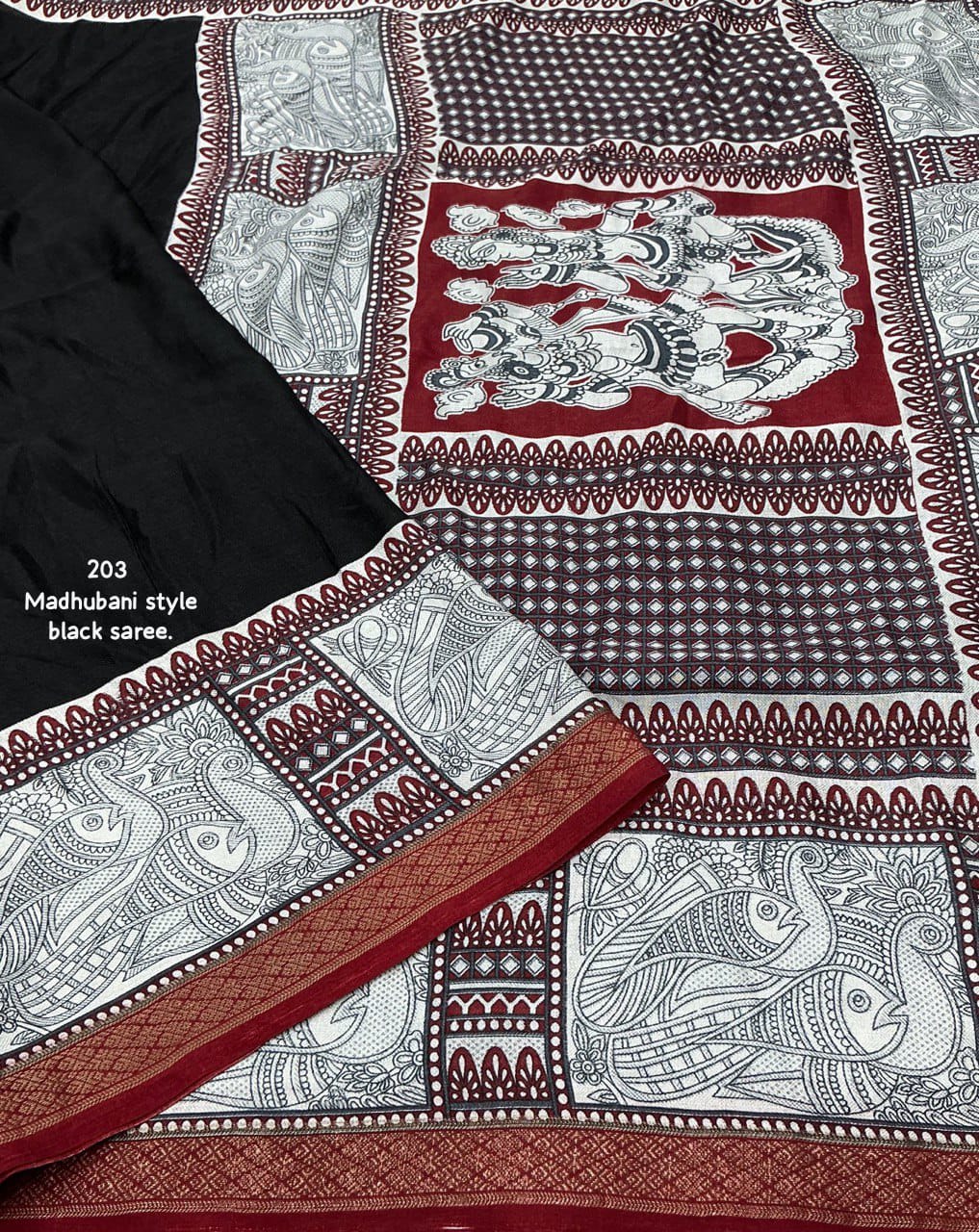 Soft Pashmina Cotton Saree With Self Woven Designs And Zari Pattu Woven Border