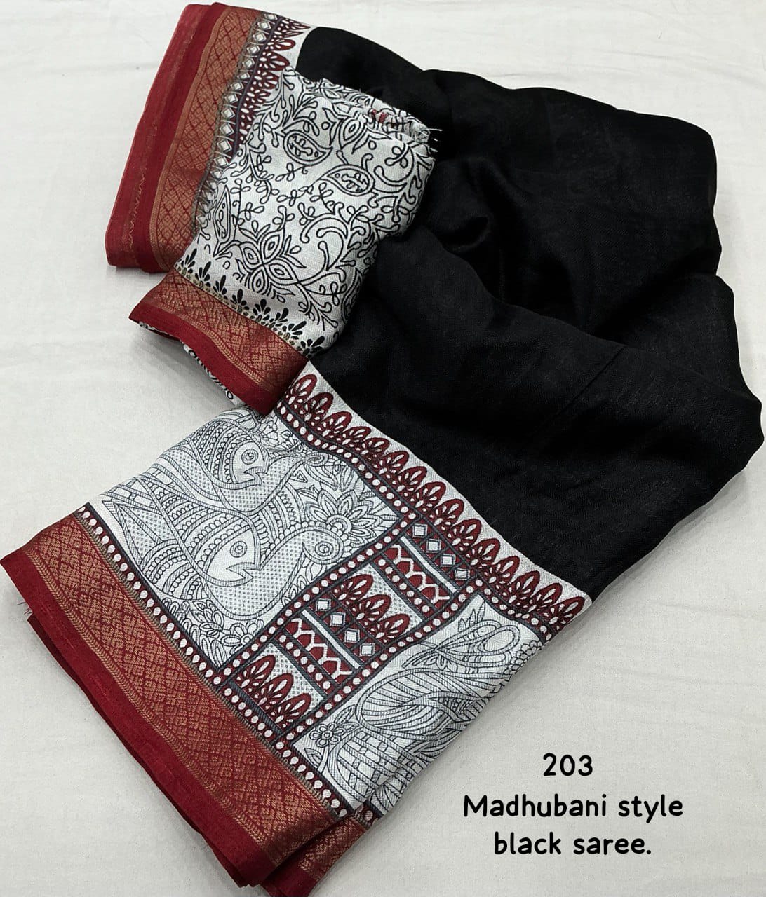 Soft Pashmina Cotton Saree With Self Woven Designs And Zari Pattu Woven Border