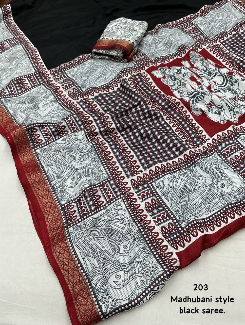 Soft Pashmina Cotton Saree With Self Woven Designs And Zari Pattu Woven Border