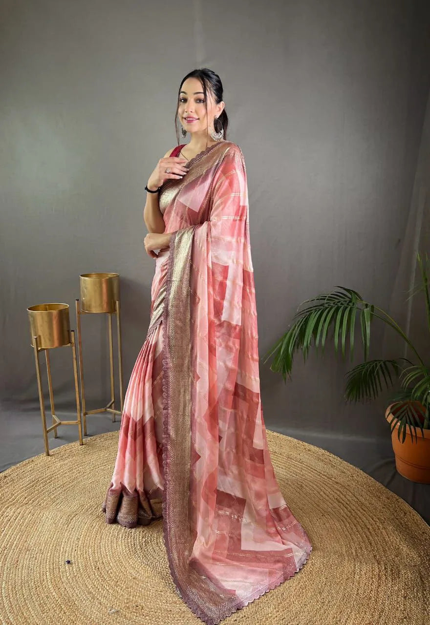 Prekha Pure Organza Saree - Mira Fashion