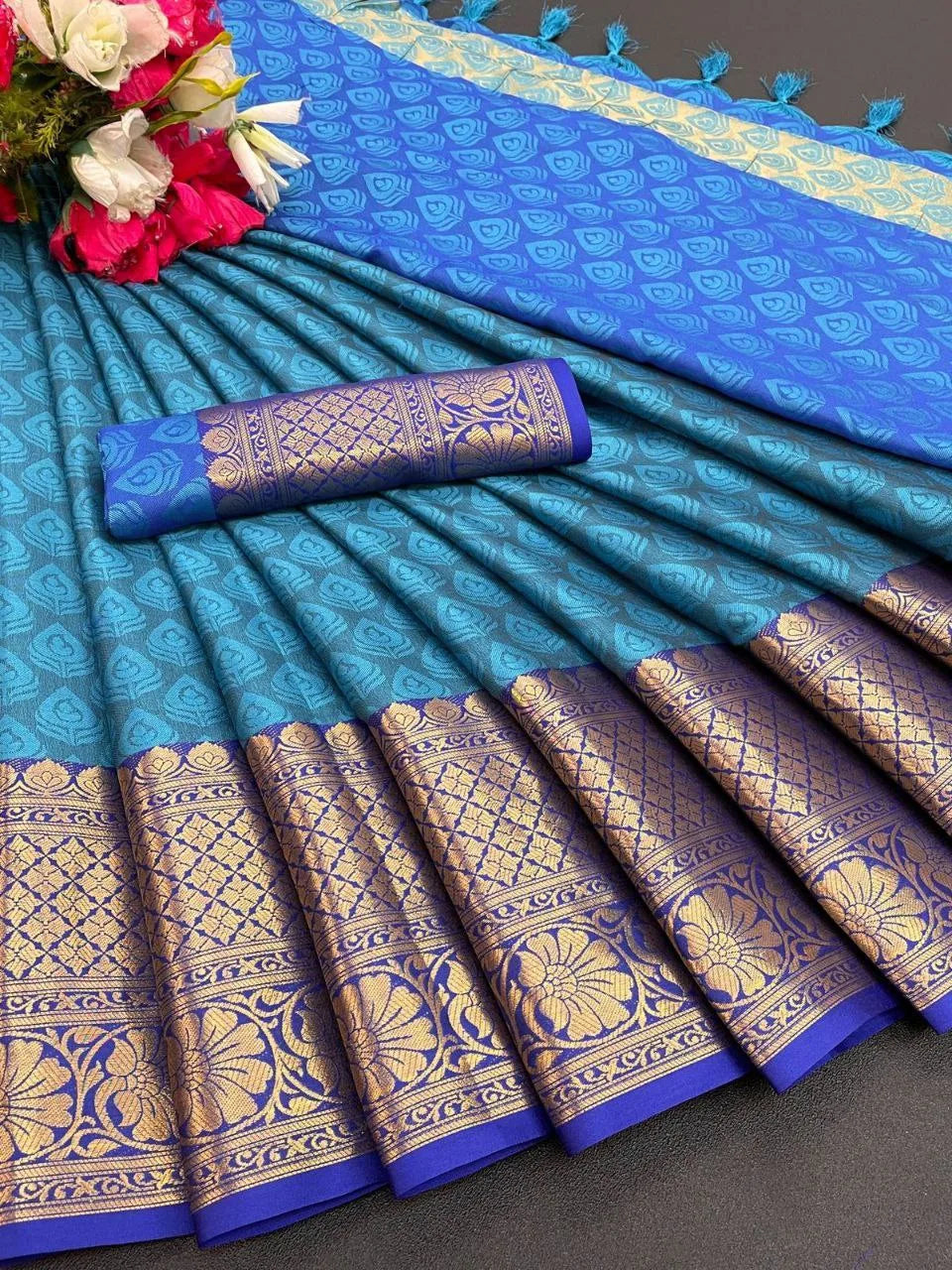 Sukanya Pure Mercerised Cotton Silk Saree - Mira Fashion