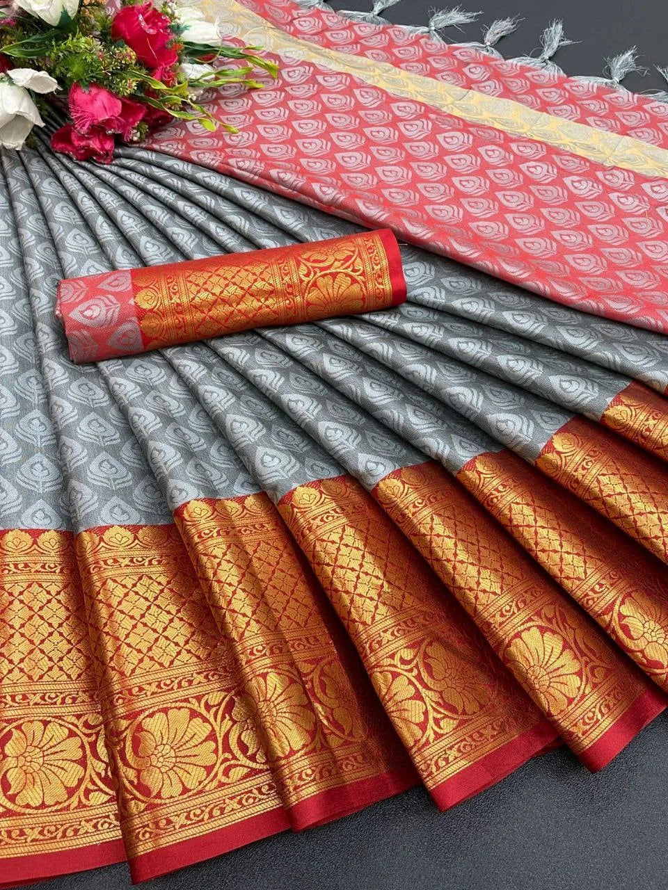 Sukanya Pure Mercerised Cotton Silk Saree - Mira Fashion