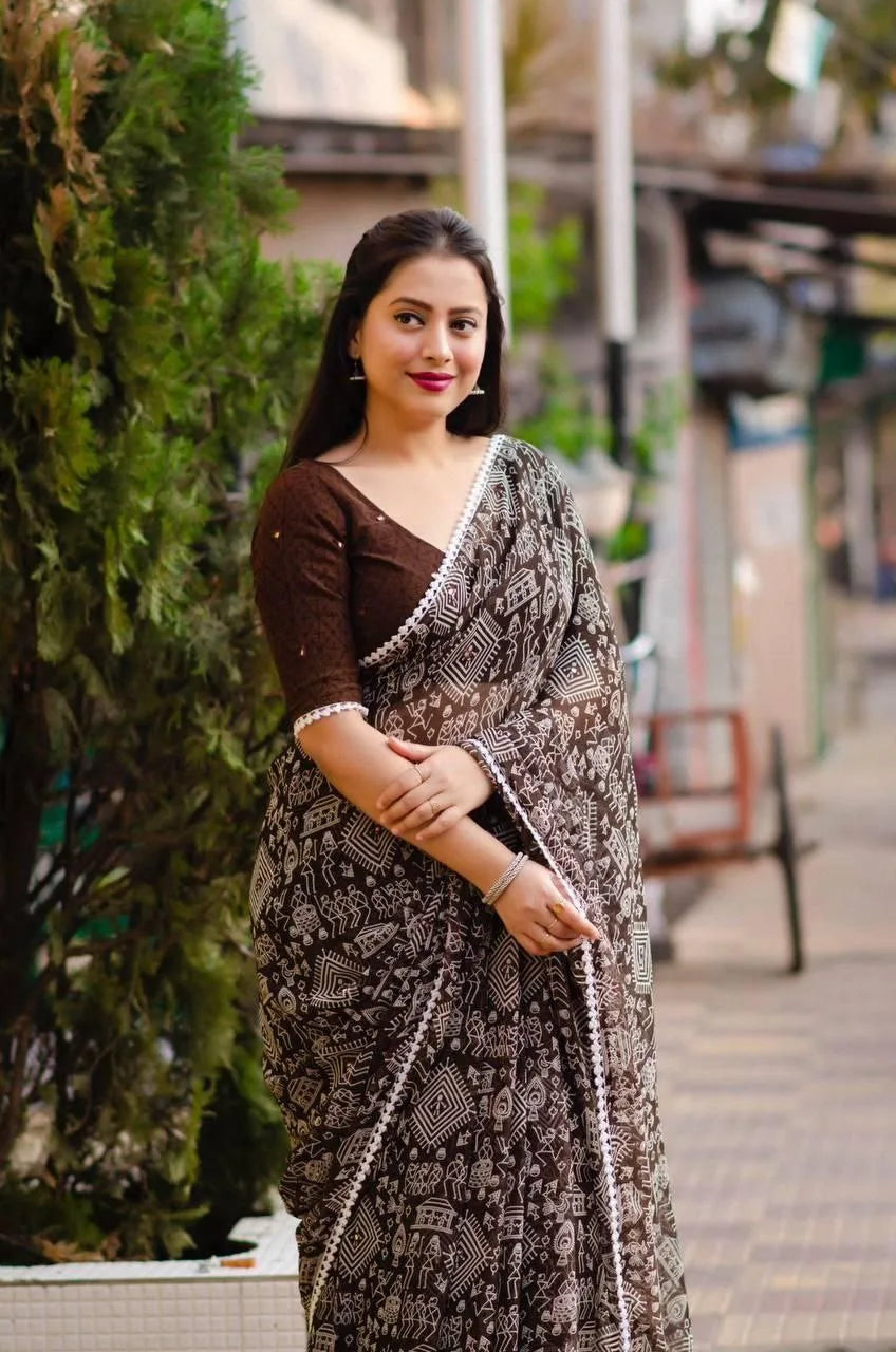 Madhur Soft Georgette Saree - Mira Fashion