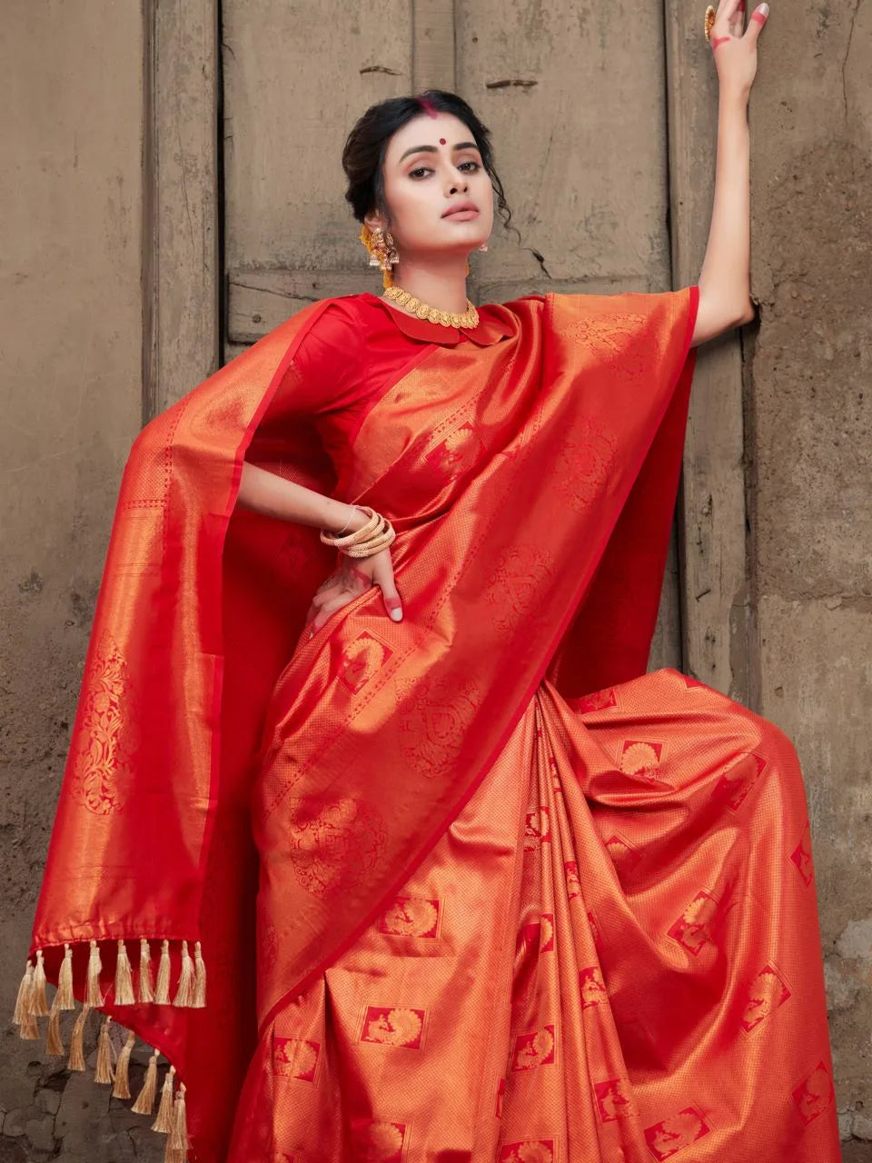 Pure Soft Silk Kubera Pattu Saree With Handloom Zari With Rich Pallu - Mira Fashion